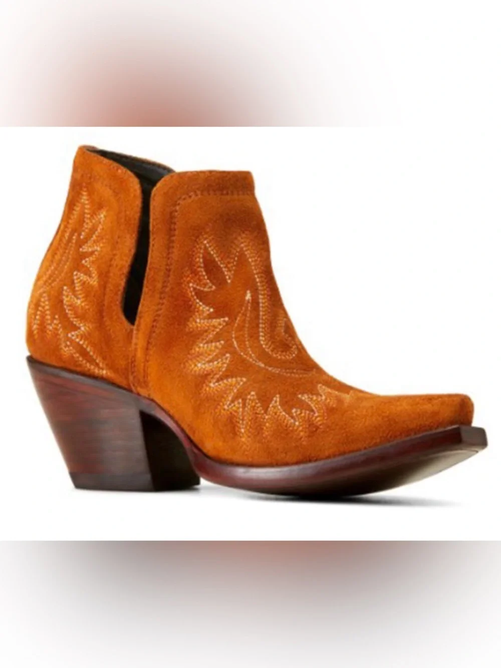 NWOB ARIAT WOMEN'S DIXON FASHION BOOTIES - SNIP TOE   Sz 7